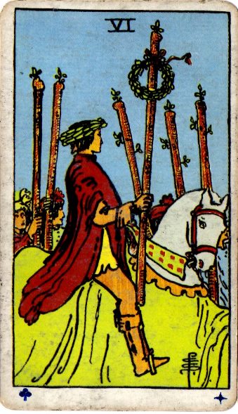 SIX of WANDS