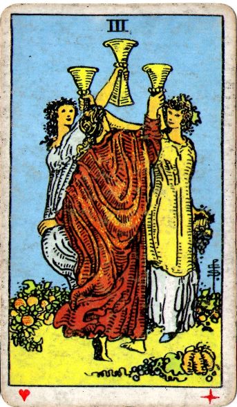 THREE of CUPS
