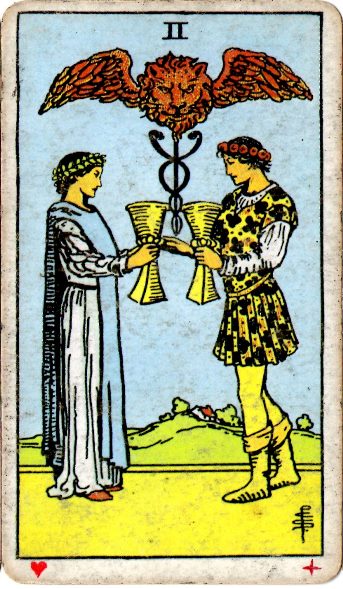 TWO of CUPS