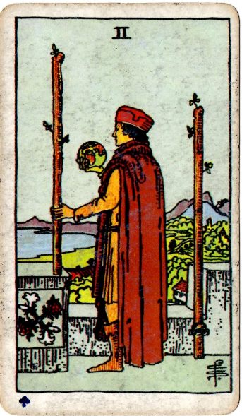 TWO of WANDS